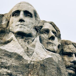 the presidents of the united states are carved into the side of a mountain